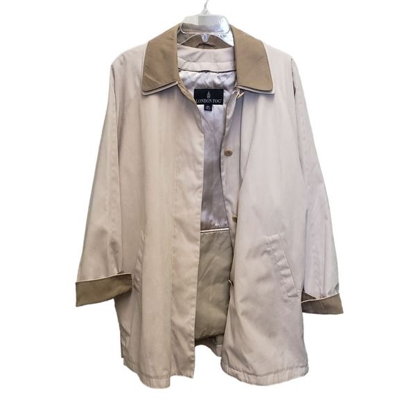 London Fog Other - SOLD London Fog Tan Raincoat,  Size LR